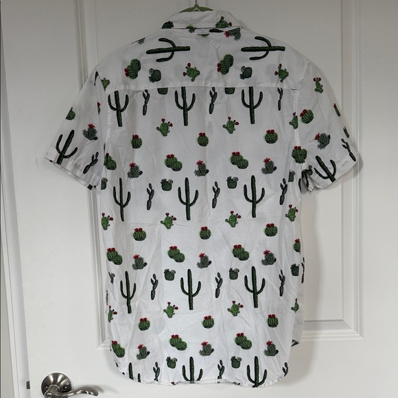 21men White Cactus Print Casual Shirt - Picture 5 of 5